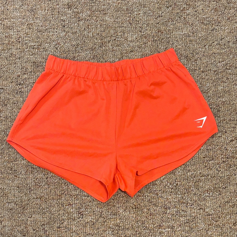 Gymshark Vibrant Orange Women's Athletic Shorts